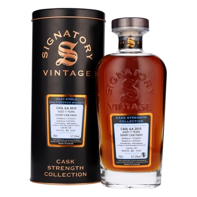 Signatory Vintage Cask Strength Collection Caol Ila 11 Year Old bottle