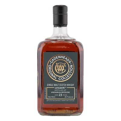Wm Cadenhead’s Longrow 23 Year Old (Springbank Distillery) bottle